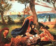 James Archer The Death of King Arthur oil painting on canvas